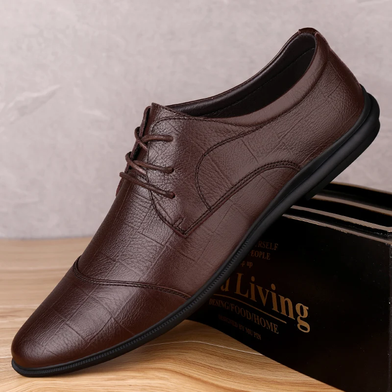 Pantofi de agrement Cauzalitate Pantofi Barbati Casual din Piele de Moda Fierbinte de Vânzare Adidași Omul Negru Barbati Pantofi 2020 Plat Adidas din piele portofel modern reducere ~ Pantofi